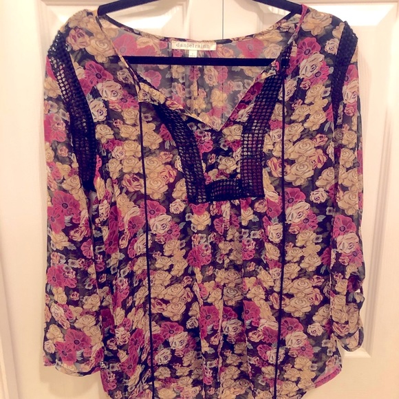 DANIEL RAINN Floral Blouse - Picture 1 of 2